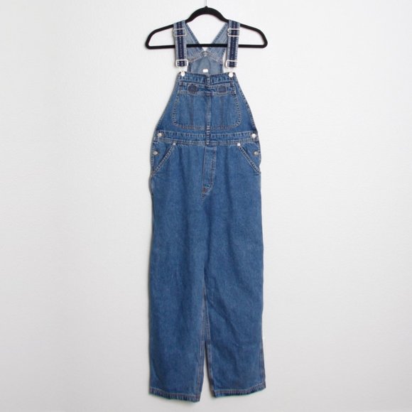 Tommy Hilfiger Denim - Vintage 1999 Tommy Hilfiger Spell Out Denim Overalls Medium